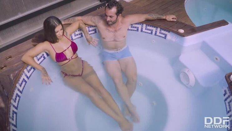 [DDFNetwork] - Poolside Pussy Fun with Tattooed Susy Gala - Susy Gala