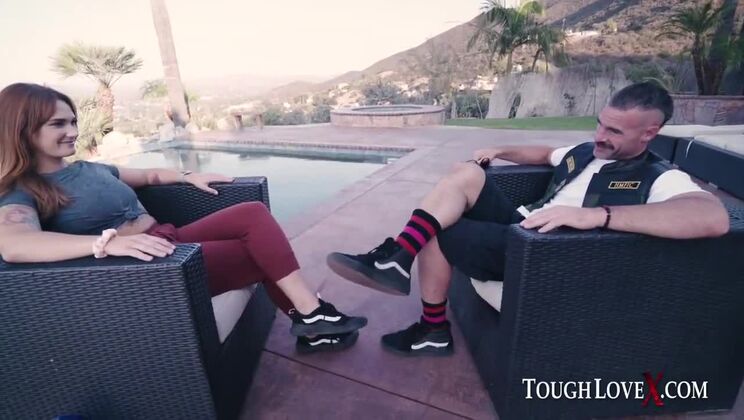 [ToughLoveX] - Behind the Scenes with Siri Dahl's Big Tits and Tattoo