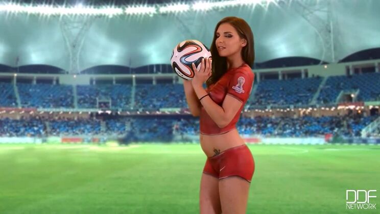 Russian Brunette Henessy Moves Out