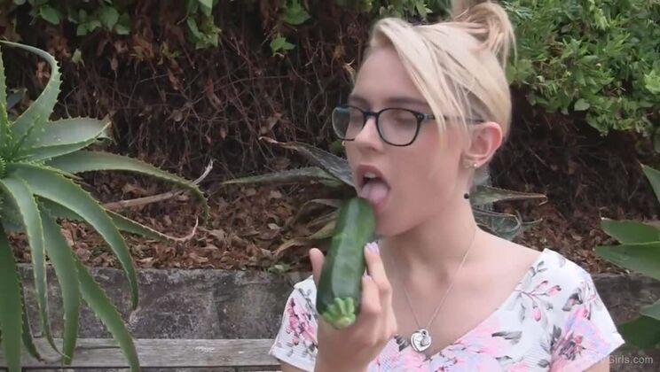 Chloe Gets Naked in Lingerie Show