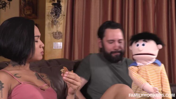 [FamilyHookups] - Honey Gold Gets Down with Her Step Niece - Honey Gold