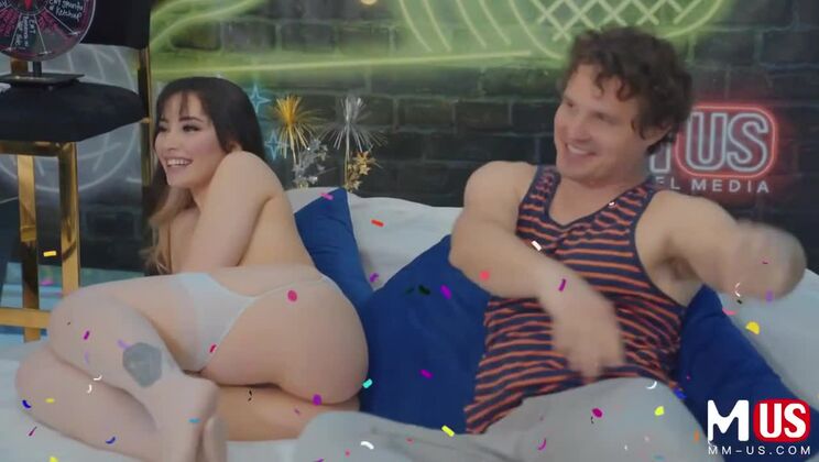 [ModelMediaUS] - Stockings clad Brunette And Big Ass Sex Action - Christy Love