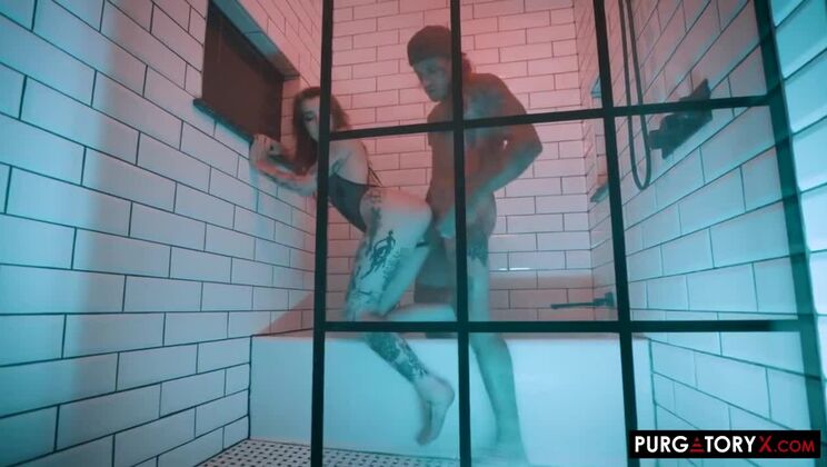 [PurgatoryX] - Brunette Babe With Ink Vol 1 Episode 2 - Adreina Deluxe