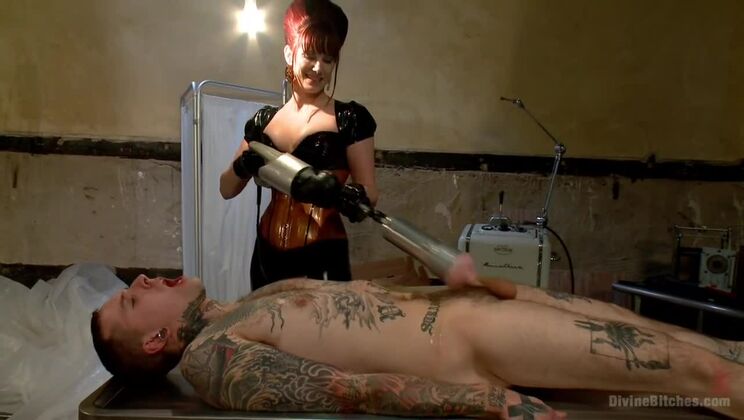 [DivineBitches] -  Maitresse Madeline's Femdom Playground with Prostate Milking  - John Jammen - Madeline Marlowe - Maitresse Madeline