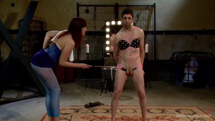 [DivineBitches] - Bella Rossi Gets Fucked and Humiliated with Extreme Ball Busting - Bella Rossi