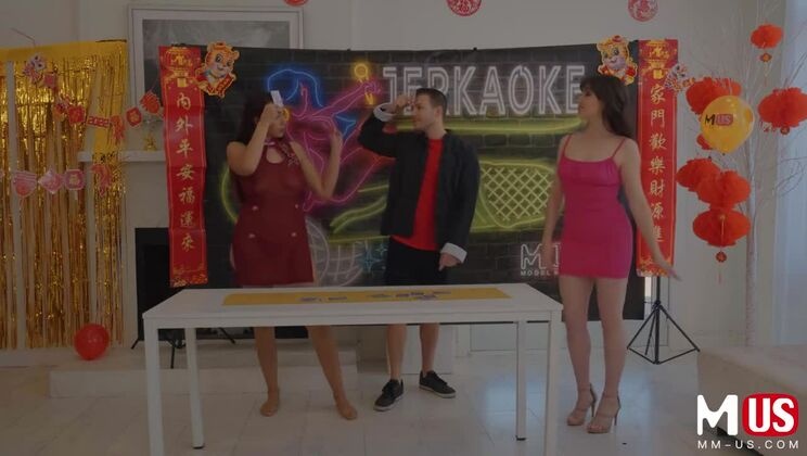 [ModelMediaUS] - Codey Steele And Bella Rolland Stockings Sex - Codey Steele - Bella Rolland