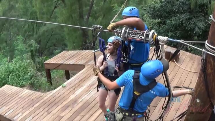 Anya Olsen - Girlfriend Ziplining Adventure