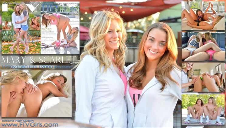 Real Lesbian Roomates Mary and Scarlet Exposed