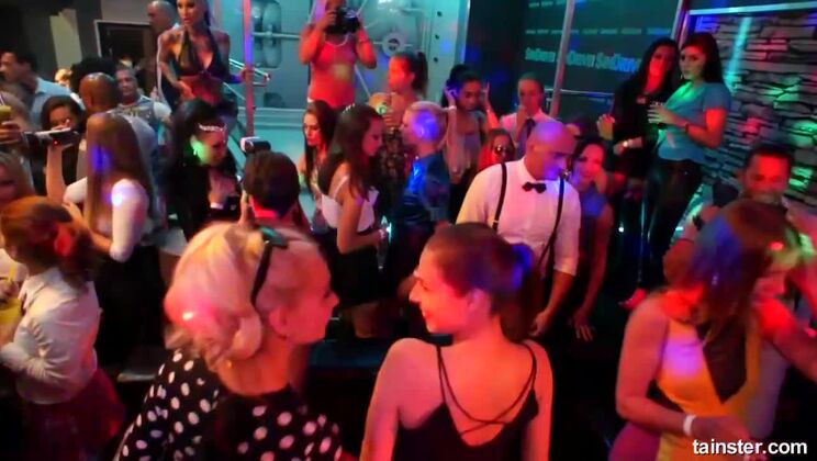 Lesbian Orgy Part 1: Blonde and Brunette Fun