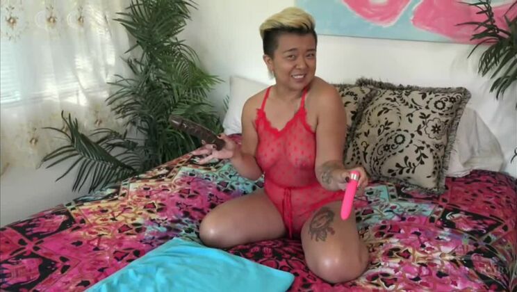 Lulu Sparkle Plays with Sex Toys