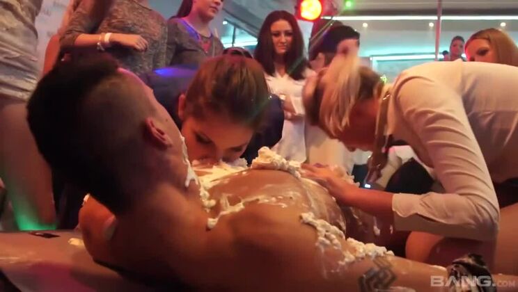 Wild Party Sex with Blonde and Brunette Chicks