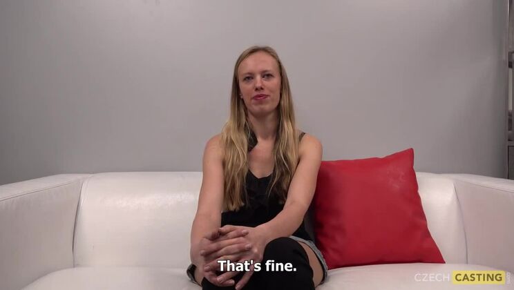 Czech Blonde Misa Gets Solo Action