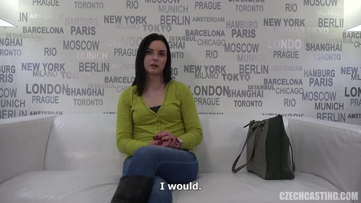 Sultry Czech Brunette Julie's Audition Adventure
