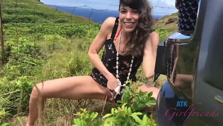 [ATKGirlfriends] - Shaved Vera King's Pussy BTS Action