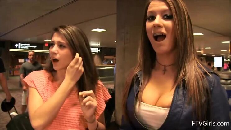 Young Lesbians Hazel and Kelsey Get Naughty