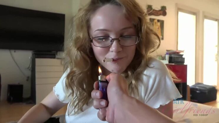 Smoking Nikole Takes Your Load: POV Perfection