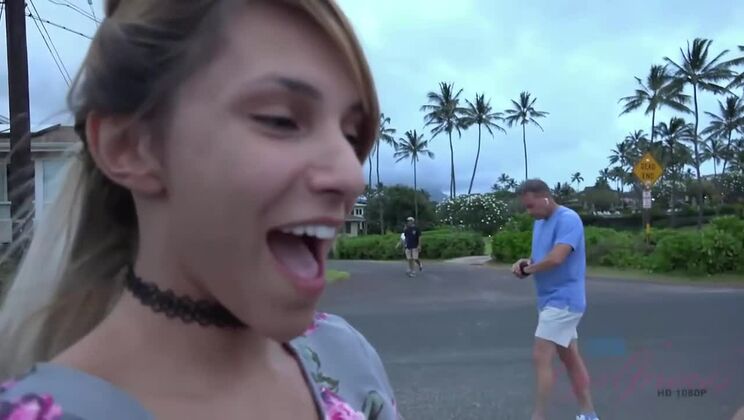 [ATKGirlfriends] - POV with Shaved Hime Marie at the Beach - Hime Marie