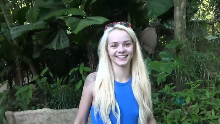 Elsa Jean's Footjob Frenzy Ends in a Perfect Creampie