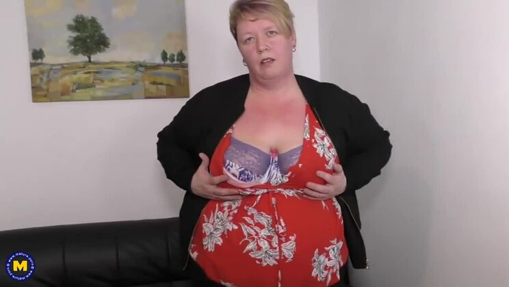[Mature.nl] - BBW Blonde Plays with Sex Toys