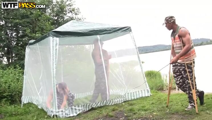 [HardFuckGirls] - Eric and Edik FUCK Hailey Ariana in the Army