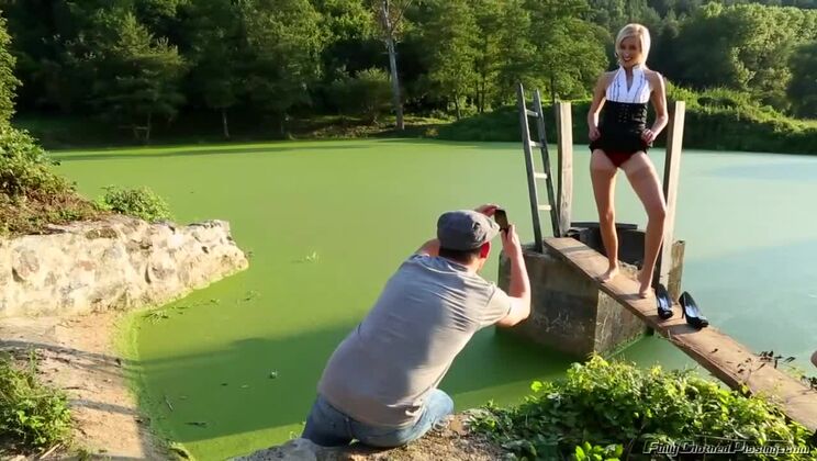 Joana White's Fully Clothed Outdoor Sex