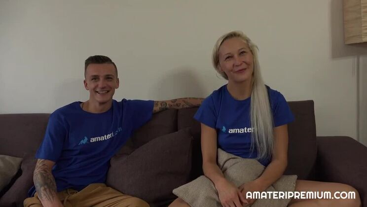 [AmateriPremium] - Martina Fucks Couple Lenka And Tomas