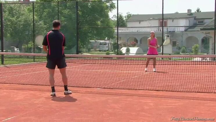 [Tainster] - Blonde Morgan Moon And Brunette Amy Pissing Relief In Lingerie - Amy - Morgan Moon