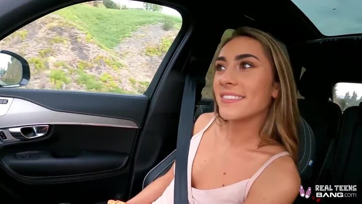 Mackenzie Mace Sits Pretty On A Dick After Hike