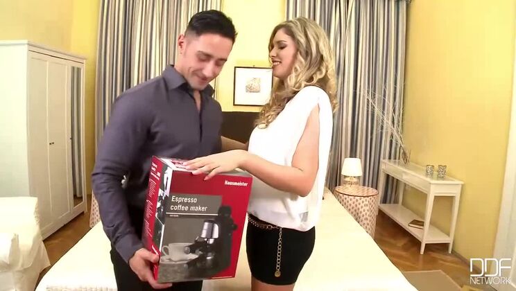 The Birthday Hooker: Eva Parcker's Big Tits and Piercing