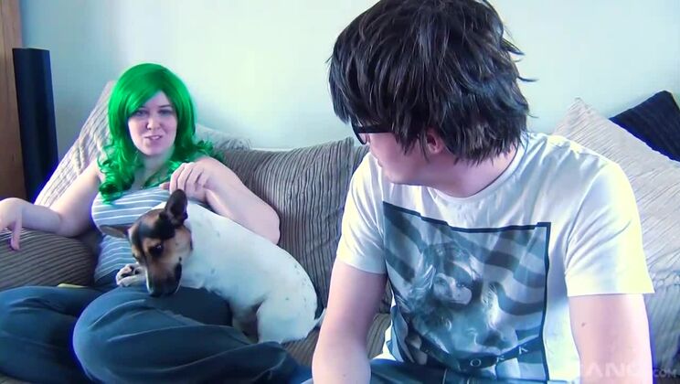 [BANG.com] - Big Breast Bbw Gives Nerd A Handjob With Tattiana - Tattiana