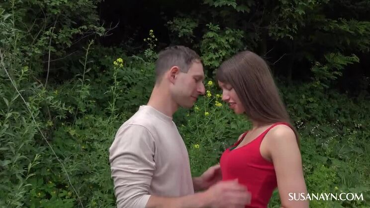 Fuck Outside With Brunette Susan Ayn And Michal D