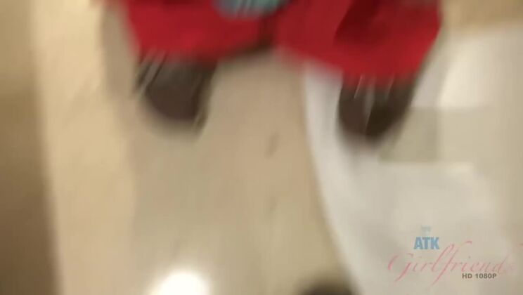 Small Tits Emma in Shower POV Action