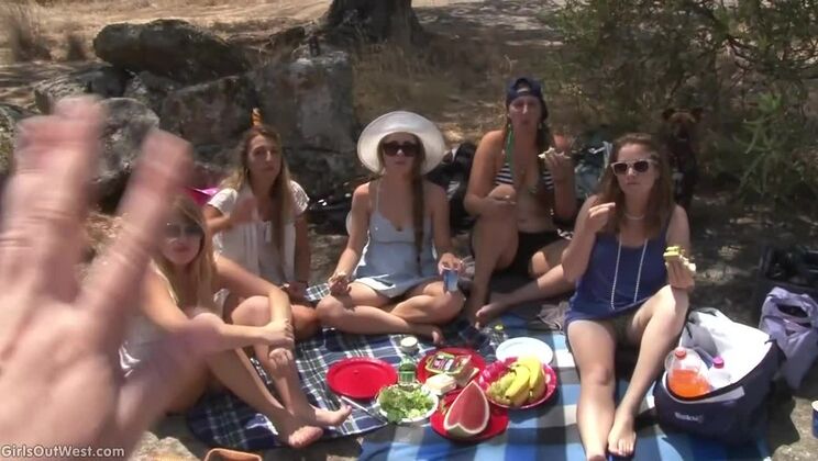 Natacha, Debra, and Penelope Bared: A Waterfall Chicks BTS Special