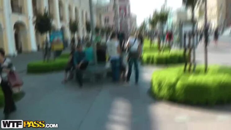 [PublicSexAdventures] - Crazy Outdoor Sex with Isabella Clark and Friend