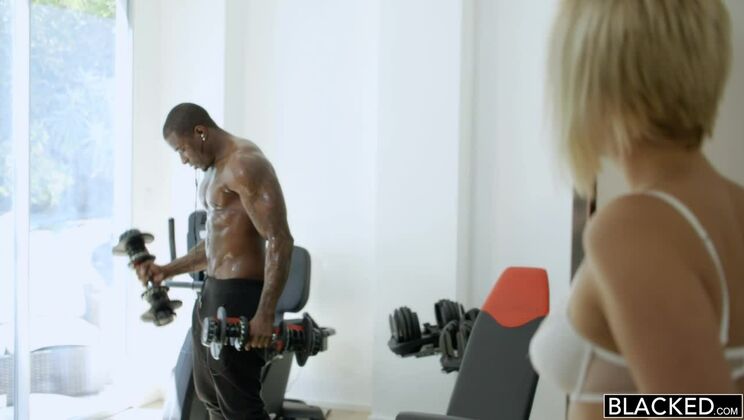 [BLACKED] - Sexy Wife Fucks Husband's Friend in Lingerie