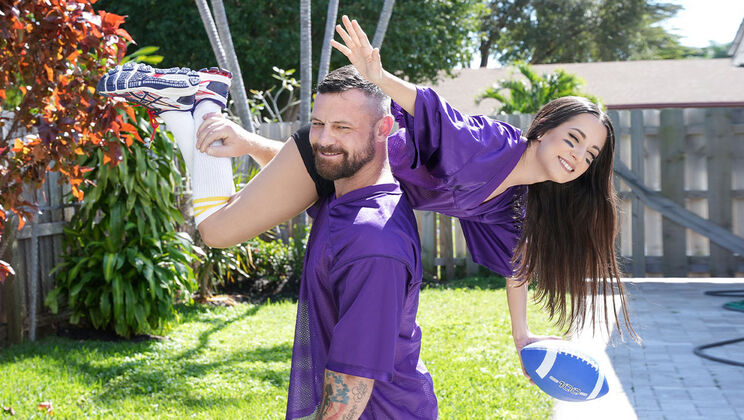 Half Time Fun With Petite Freya