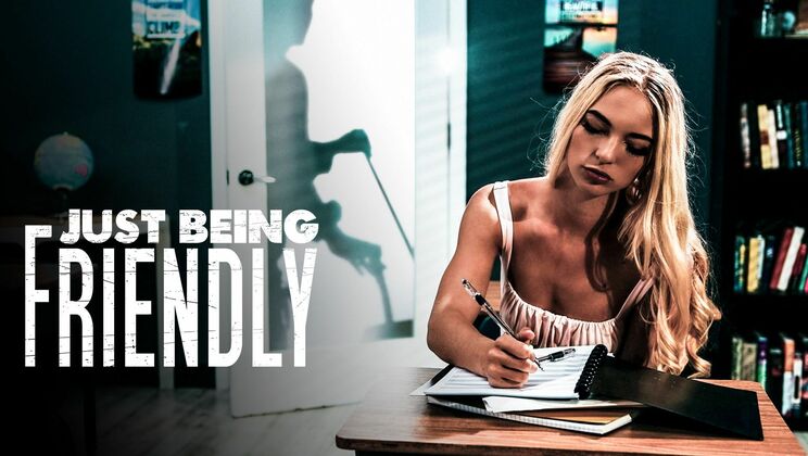 Blonde Teen Gets Friendly