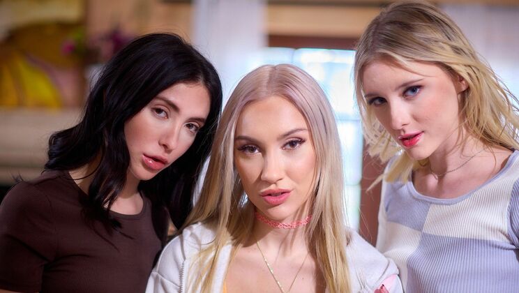 [WebYoung] - Lesbian Threesome Hall Pass Adventure - Jane Wilde - Melody Marks - Jazmin Luv