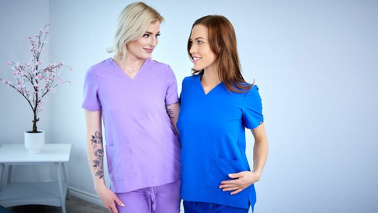 [AllGirlMassage] - Sexy Massage For Two - Diana Grace - Hyley Winters