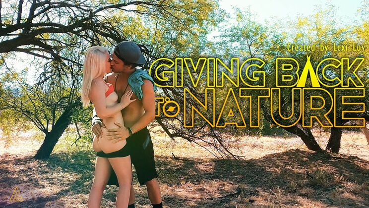 [ModelTime] - Natural Blonde Gets Wild Outdoors - Lexi Luv - Jake Franco