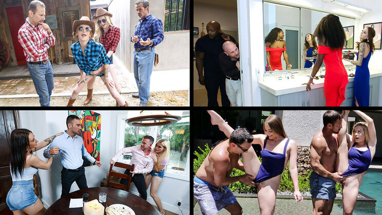 [DaughterSwap] - Stepdaughter Swap Foursome 4 - Riley Star - Katie Kush - Megan Hughes - Kenzie Madison