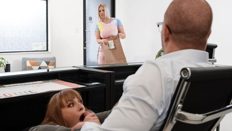 [Brazzers] - Office Threesome With Big Tit Secretary