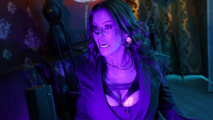 Redhead And Blonde In Action