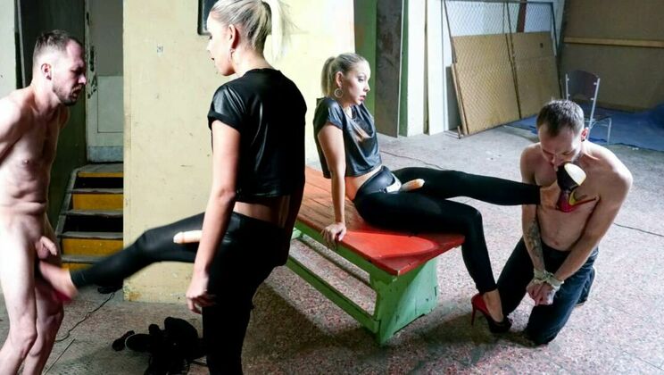 Blonde Ballbusting Mistress