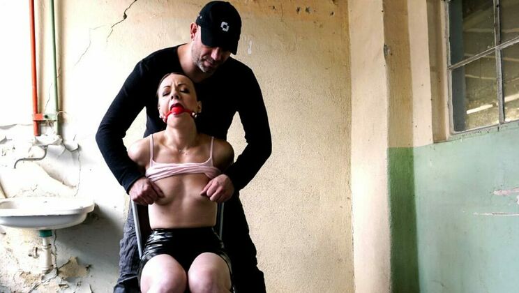 [Submissed] - Little Brunette Girl Tied Up - Lilit Sweet