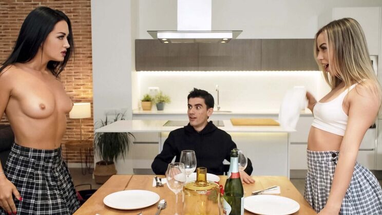 [Brazzers] - Double Date Dick Down: Blondes, Brunettes, and Fun