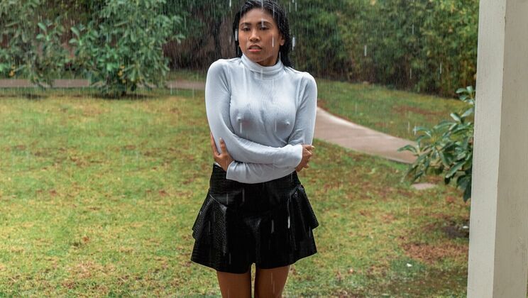 [RKPrime] - Blonde and Shaved: A Rainy Day Quickie