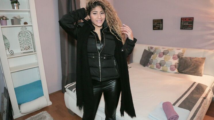 Interracial Hotel Fuck with Busty Latina Venus