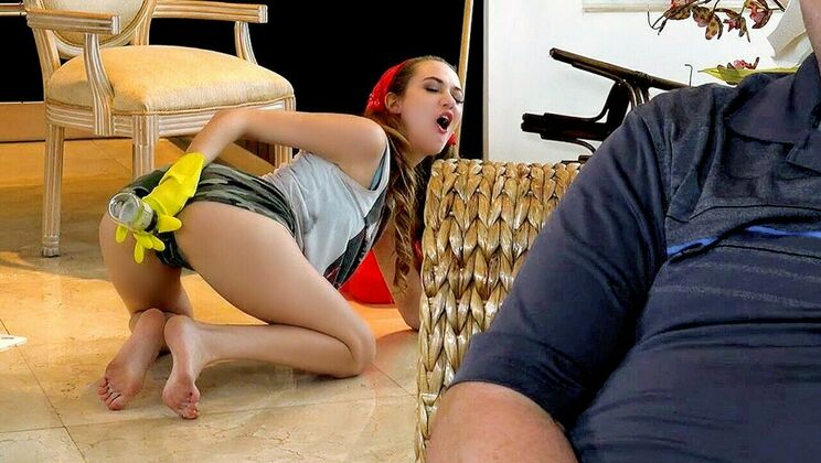 Sexy Girl on her Knees