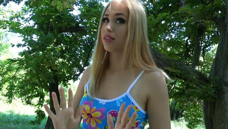 [PublicPickups] - European Natural Beauty's Private Tape - Alana Moon